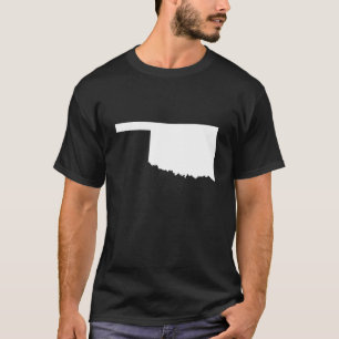 Camiseta Oklahoma em Branco e Negro