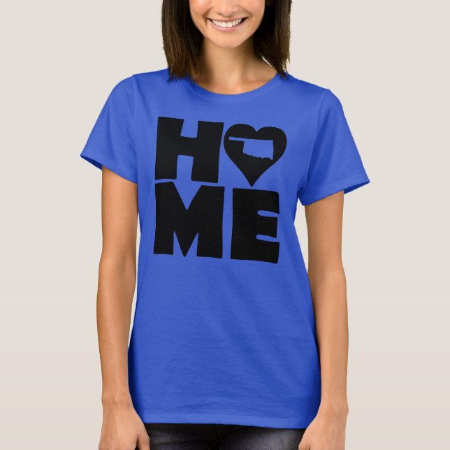 Camiseta Oklahoma Home Heart State Tees (Frente)