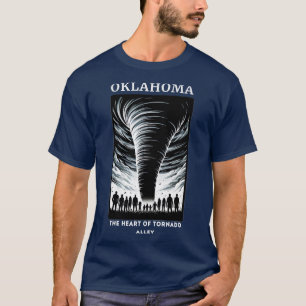 CAMISETA OKLAHOMA O CORAÇÃO DO BECO TORNADO