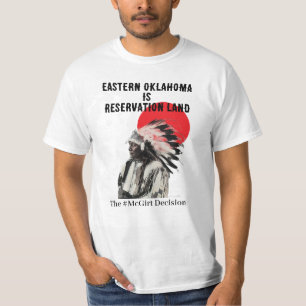 Camiseta Oklahoma Oriental é Reserva de Terrenos Homens