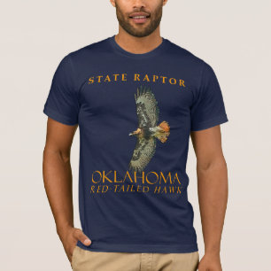 Camiseta Oklahoma Territory Raptor O Gavião-de-cauda-vermel
