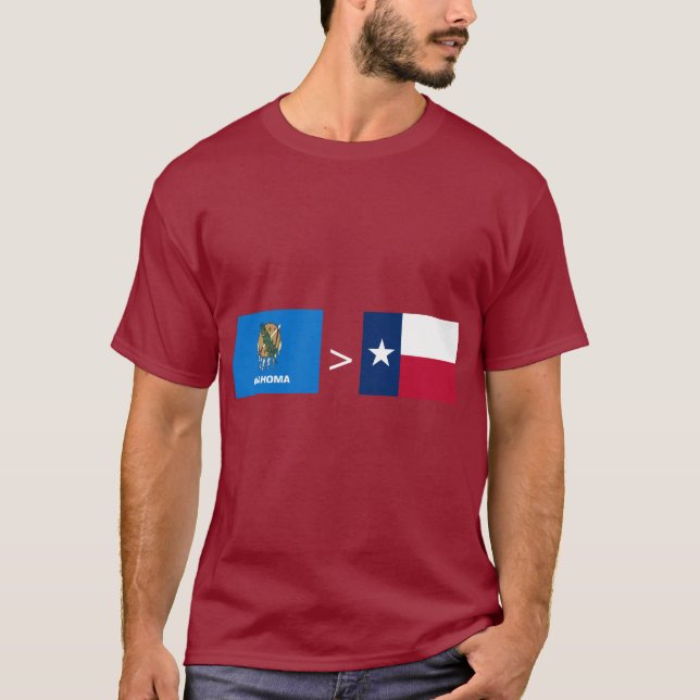 CAMISETA OKLAHOMA > TEXAS (Frente)
