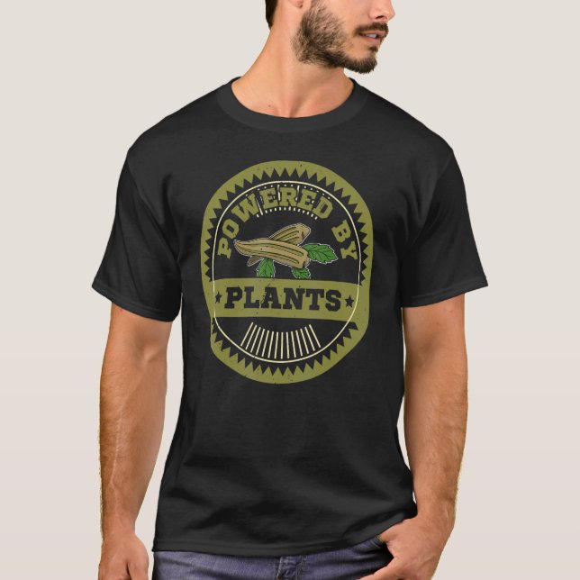 Camiseta Okra Vegetal Marshmallow Vegetariana (Frente)