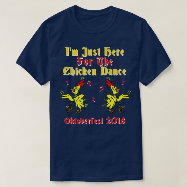 Camiseta Oktoberfest 2022 Chicken Dance Bier Beer Alemão (Frente do Design)