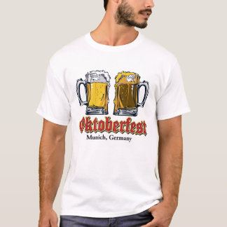 Camiseta Oktoberfest 2 Beer Caneca de cerveja