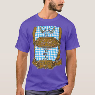 Camiseta Oktoberfest Costume Halloween Lederhosen