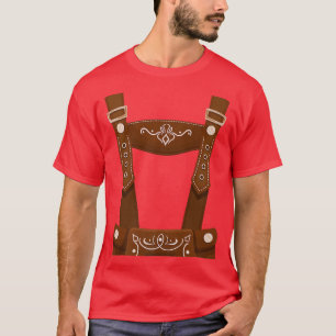Camiseta Oktoberfest Costume Halloween Lederhosen Premium T