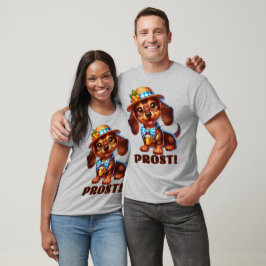 Camiseta Oktoberfest Dachshund Prost!