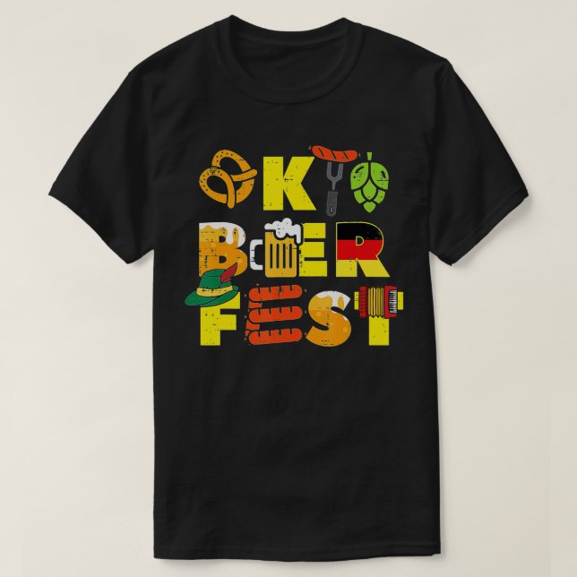 Camiseta Oktoberfest German Things Cute Bavarian Festival M (Frente do Design)
