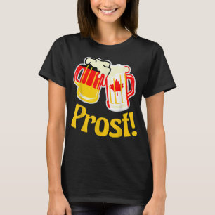 Camiseta Oktoberfest Prost German e Canada Eh
