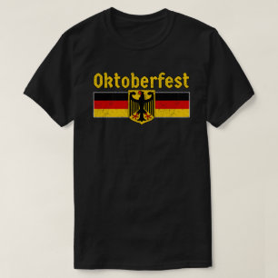 Camiseta Oktoberfest Retro Germany Flag