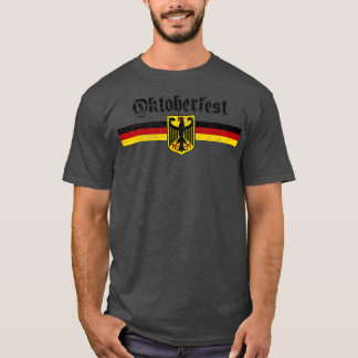 Camiseta OKTOBERFEST Vintage Casaco de Armas na Alemanha