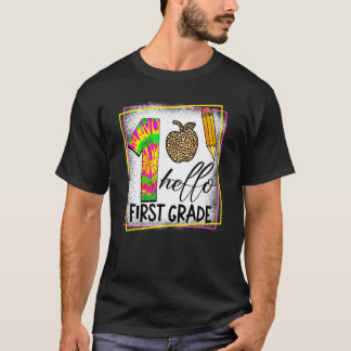 Camiseta Olá 1ª Série Volta às Aulas Professor(a) da 1ª Sér