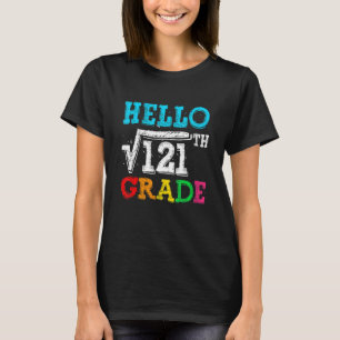 Camiseta Olá 11ª Série Raiz Quadrada De 121 Matemática De V