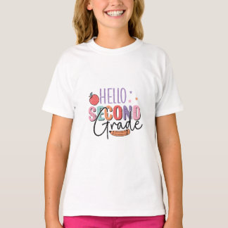 Camiseta Olá, 2º ano de volta à escola