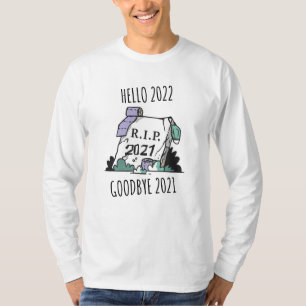 Camiseta Olá 2022 Adeus 2021 Descanso em Paz 2022