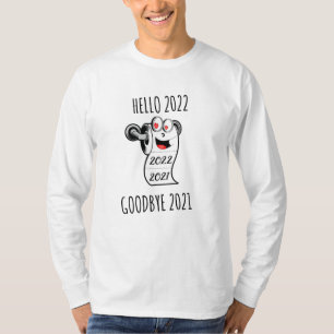 Camiseta Olá 2022 Adeus papel higiênico 2021