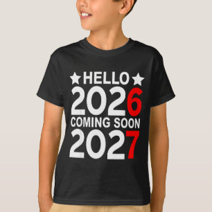 Camiseta Olá 2026 Em Breve 2027 Divertido 67 Seis Sete Meme