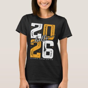 Camiseta Olá 2026 Feliz Ano Novo 2026 Réveillon Parte