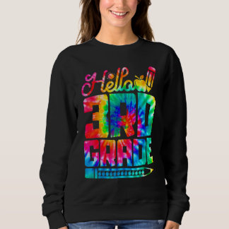 Camiseta Olá 3ª Série Tie Dye Volta às Aulas Primeiro Dia
