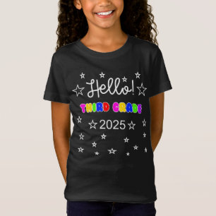 Camiseta Olá, 3º ano de 2025, direto para o Tee da Escola