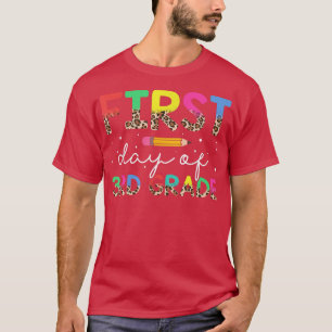 Camiseta Olá, 3º ano. Volto para a escola Boho Le