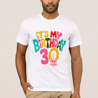 Camiseta Olá, 30! Vamos Celebrar!