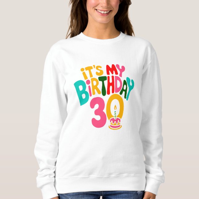 Camiseta Olá, 30! Vamos Celebrar! (Frente)