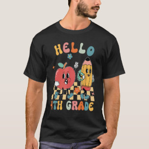 Camiseta Olá 4ª Série Volta às Aulas Professor Alunos Ki