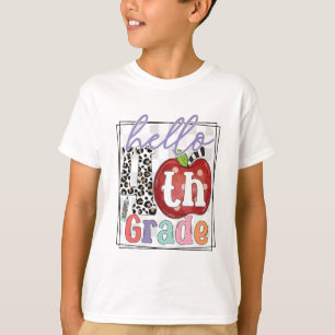 Camiseta Olá 4º ano, Menino ou Menina