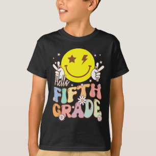 Camiseta Olá 5º ano Hippie sorria 5