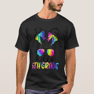 Camiseta Olá, 6, Menina De Arma Mensageira De Volta À Grava