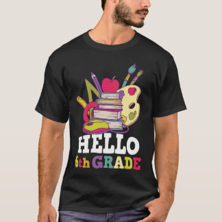 Camiseta Olá, 6, Volta À Escola
