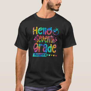 Camiseta Olá, 7º ano, Tie Dye De Volta À Escola 1º D