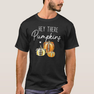 Camiseta Olá Abóbora Leopardo Abóbora Dia de Ação de Graças