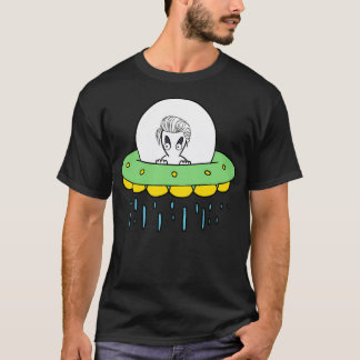 Camiseta Olá Alienígena Em Ufo