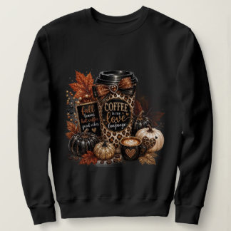 Camiseta Olá Amante do Café de Outono Abóbora Aconchegante
