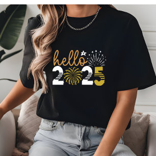 Camiseta Olá Ano Novo 2025
