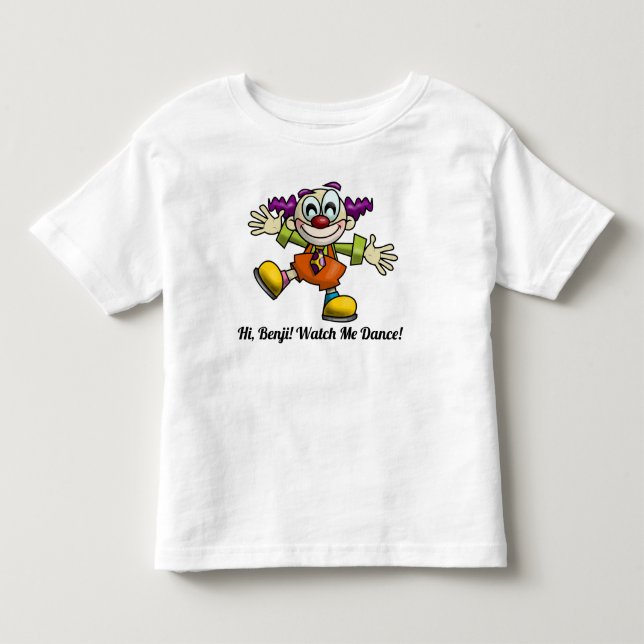 Camiseta Olá ___! Assista Me Dançar (Frente)