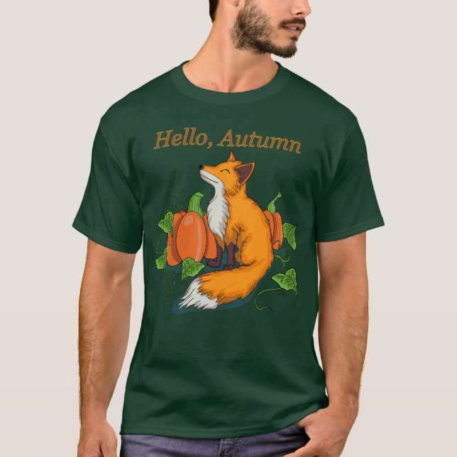 Camiseta Olá, Autumn! (Frente)