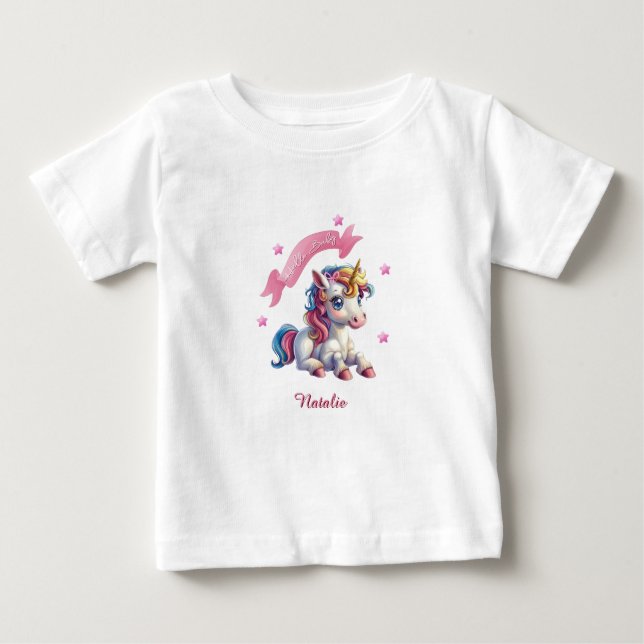 Camiseta Olá Baby Unicorn (Frente)