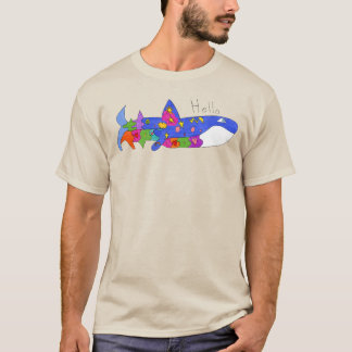 Camiseta "Olá Baleia"