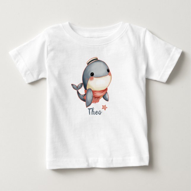 Camiseta Olá Baleia! (Frente)