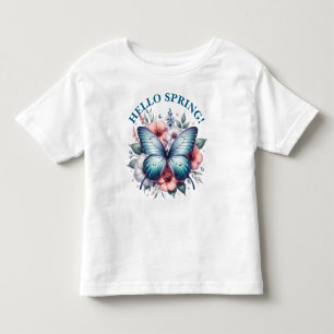 Camiseta Olá Borboleta da Primavera-96282