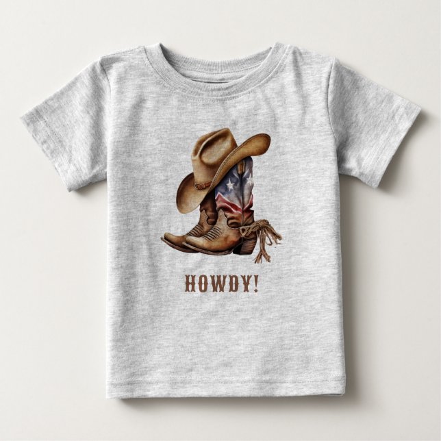 Camiseta Olá cowboy do velho oeste (Frente)