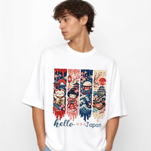 Camiseta Olá Cultura e Tradição do Japão Viagem