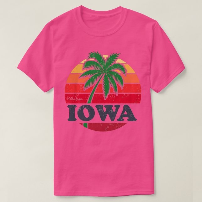 Camiseta Olá de Iowa (Frente do Design)