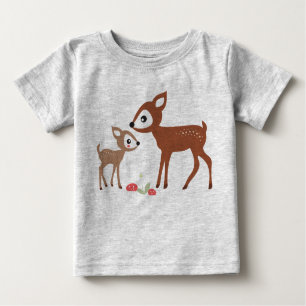 Camiseta Olá, Deer! Creeper de Criança orgânica