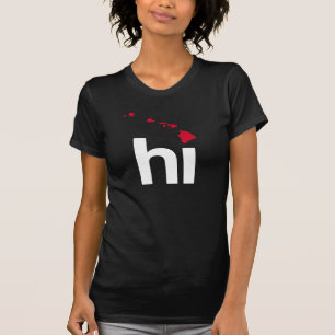 Camiseta OLÁ! DESIGN de HAVAÍ - CLÁSSICO - design do map