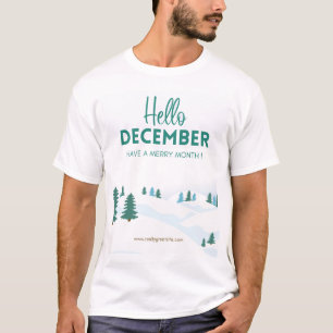 Camiseta Olá Dezembro